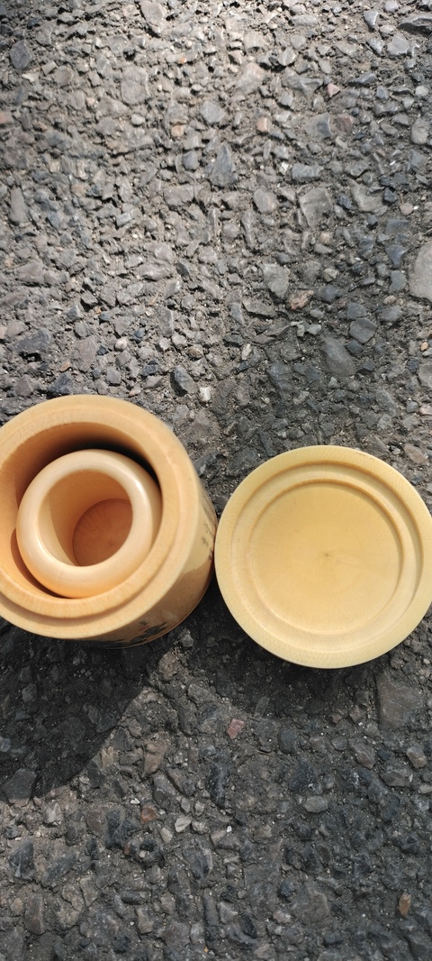 古玩雜項牙雕和合二仙真品鑒賞圖