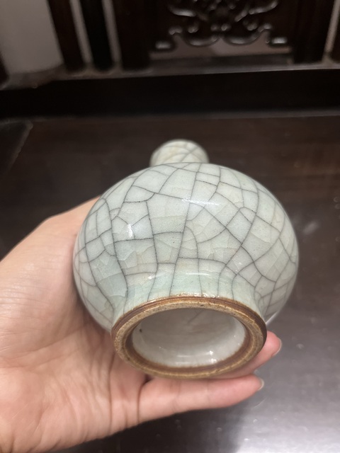 古玩陶瓷 乾隆荸薺瓶真品鑒賞圖