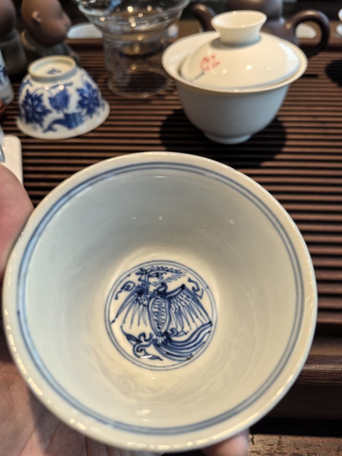 古玩陶瓷青花杯真品鑒賞圖
