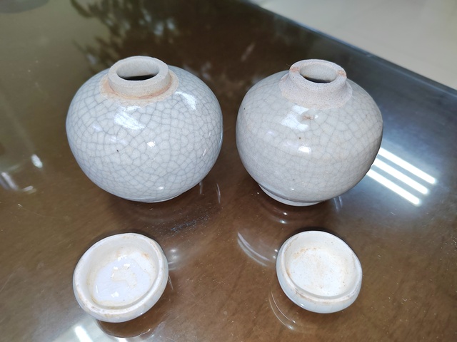 古玩陶瓷哥釉蓋罐真品鑒賞圖