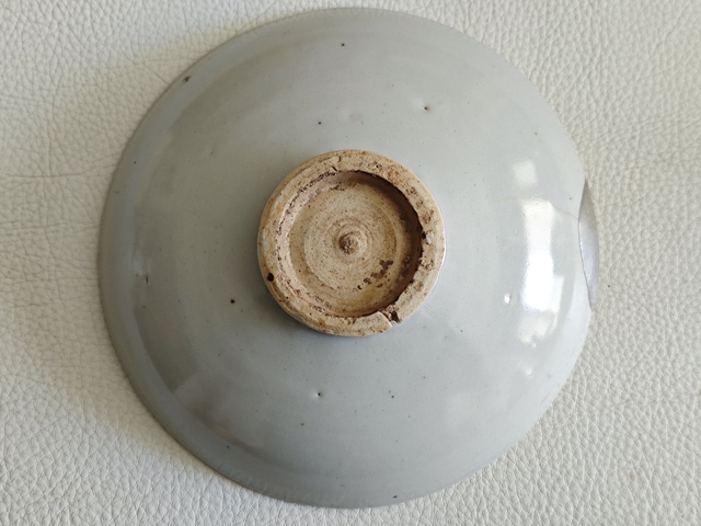 古玩陶瓷元白釉盤拍賣，當前價格12000元