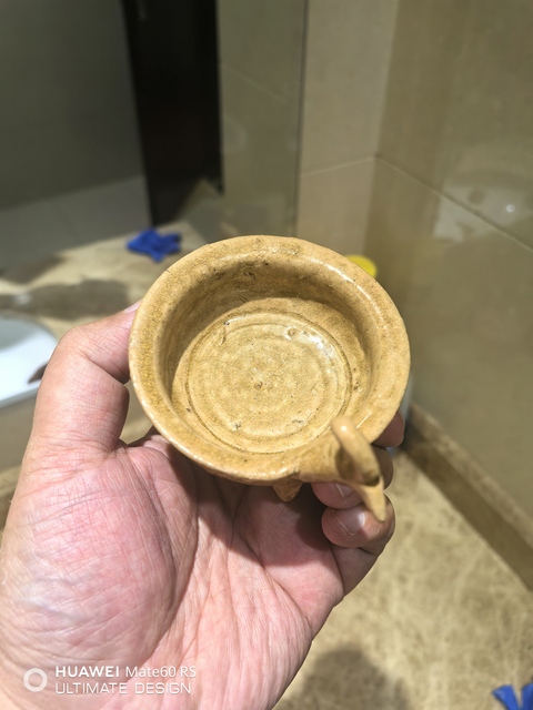古玩陶瓷南北朝越窯青瓷鳳首三足爐拍賣,當前價格10800元