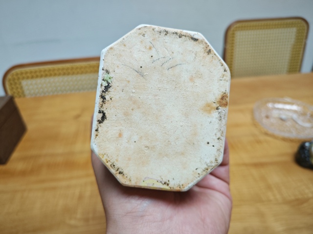 古玩陶瓷素三彩壽星塑像真品鑒賞圖
