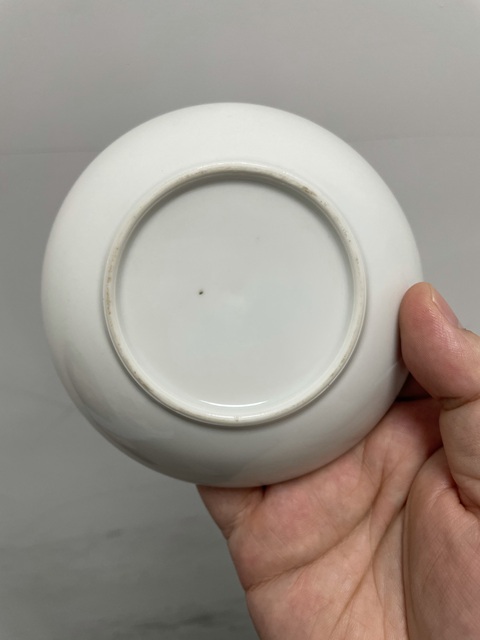 古玩陶瓷粉彩花鳥碟真品鑒賞圖