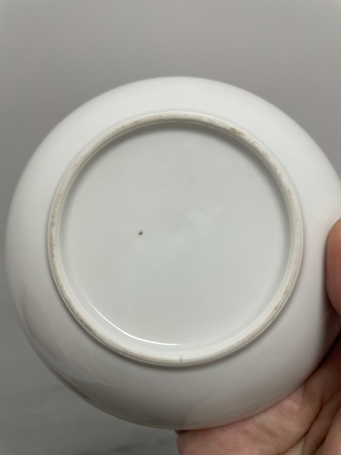 古玩陶瓷粉彩花鳥碟真品鑒賞圖