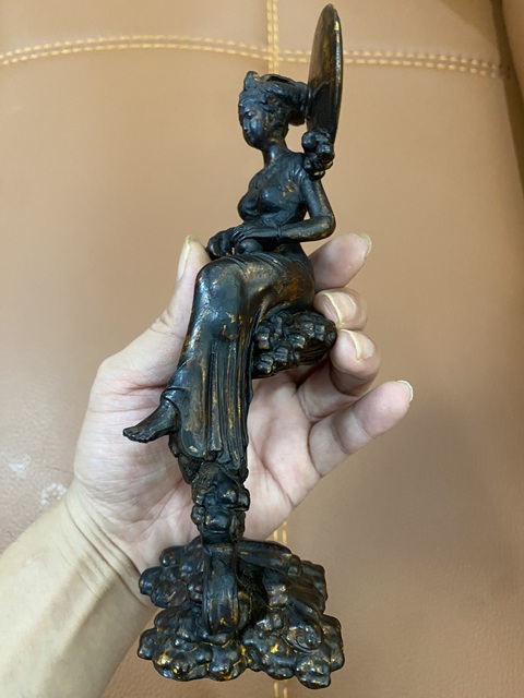 古玩雜項木雕人物真品鑒賞圖