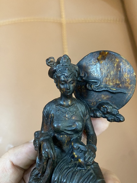 古玩雜項木雕人物真品鑒賞圖
