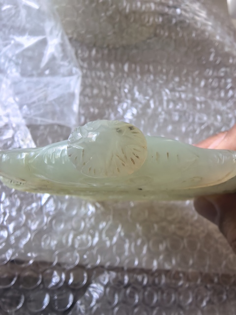 古玩玉器岫玉雕“瓶飾”真品鑒賞圖
