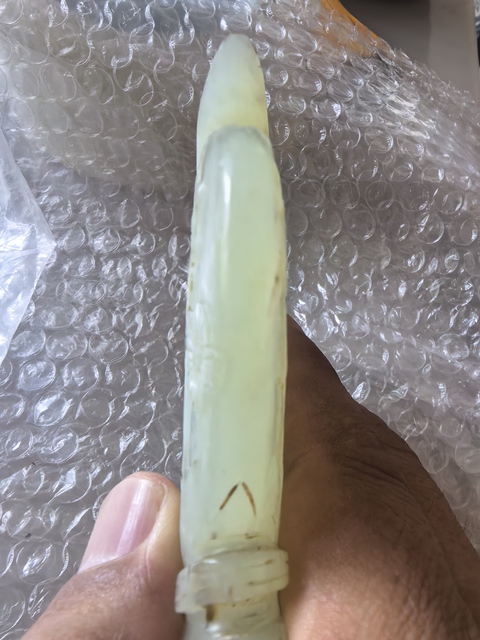 古玩玉器岫玉雕“瓶飾”真品鑒賞圖