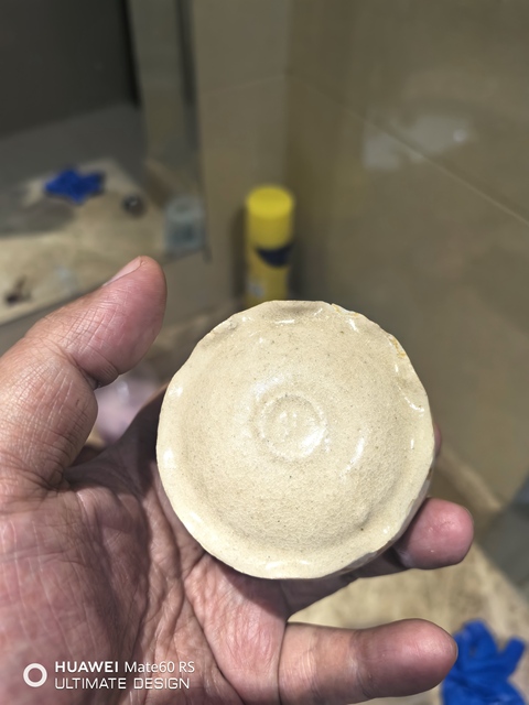 古玩陶瓷白吉州刻花蓋罐真品鑒賞圖