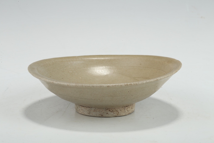 古玩陶瓷宋代·青釉劃花紋碗真品鑒賞圖