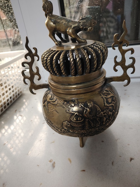 古玩銅器銅熏爐真品鑒賞圖