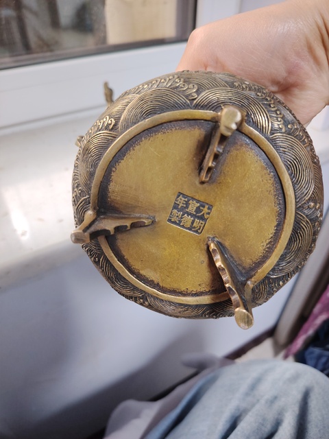 古玩銅器銅熏爐真品鑒賞圖
