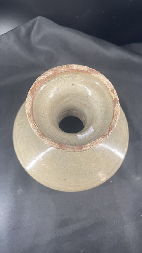 古玩陶瓷青瓷盞托真品鑒賞圖