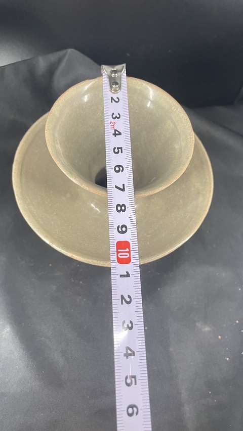 古玩陶瓷青瓷盞托真品鑒賞圖