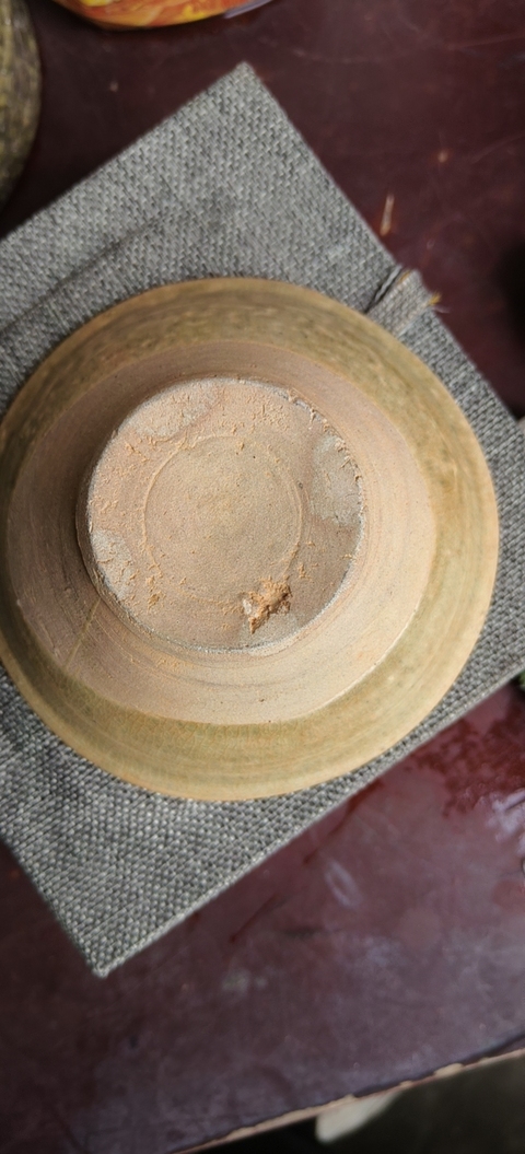古玩陶瓷青釉褐斑碗真品鑒賞圖