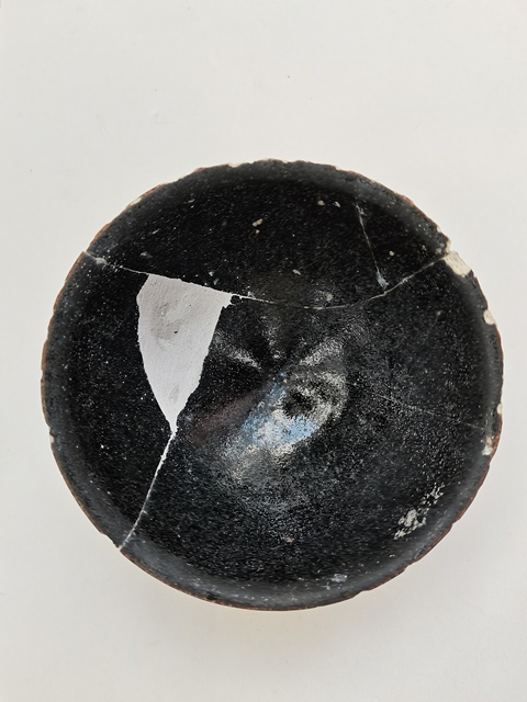 古玩陶瓷當陽峪黑釉茶盞拍賣，當前價格0元