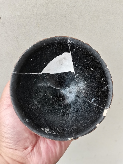 古玩陶瓷當陽峪黑釉茶盞拍賣，當前價格0元