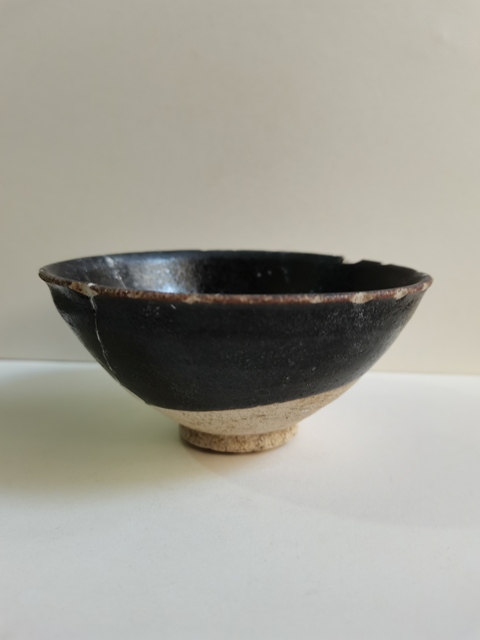 古玩陶瓷當陽峪黑釉茶盞拍賣，當前價格0元