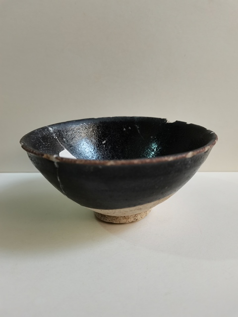 古玩陶瓷當陽峪黑釉茶盞拍賣，當前價格0元
