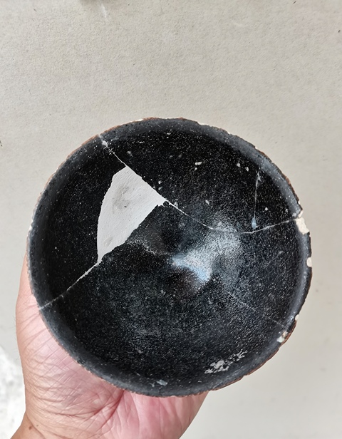 古玩陶瓷當陽峪黑釉茶盞拍賣，當前價格0元