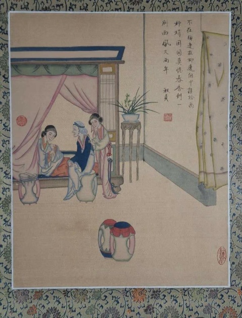 古玩字畫《紅樓夢》畫冊真品鑒賞圖