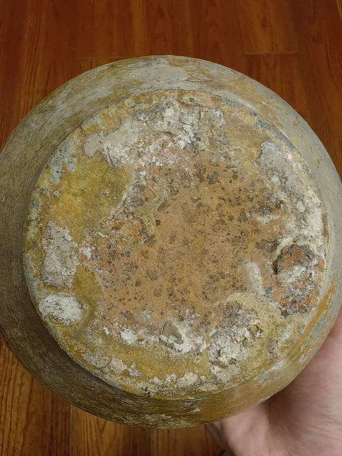 古玩陶瓷黃釉罐真品鑒賞圖