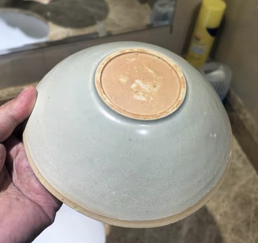 古玩陶瓷湖田窯刻劃花碗真品鑒賞圖