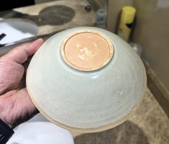 古玩陶瓷湖田窯刻劃花碗真品鑒賞圖