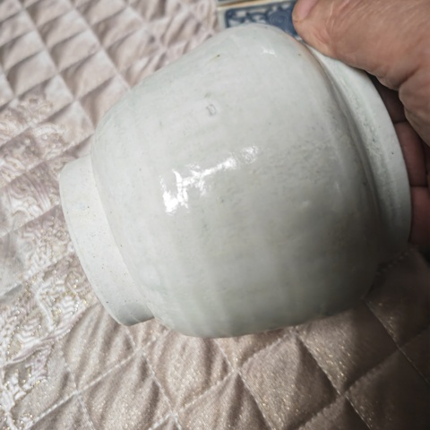 古玩陶瓷青白釉蓋罐真品鑒賞圖