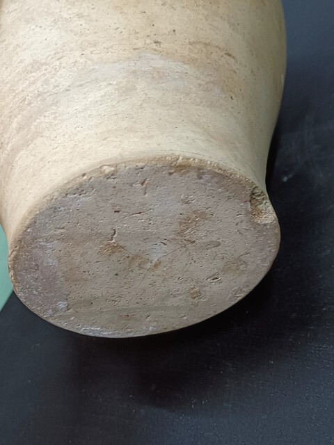 古玩陶瓷雙龍柄盤口壺真品鑒賞圖
