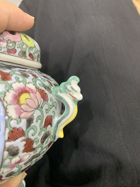 古玩陶瓷粉彩人物罐拍賣,當前價格3000元
