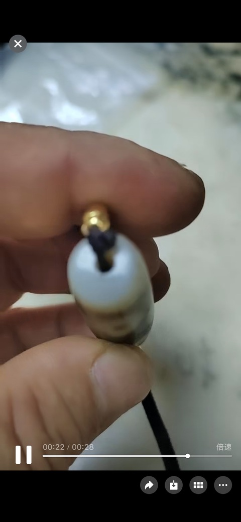 古玩玉器瑪瑙工藝品天珠真品鑒賞圖