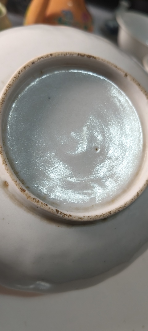 古玩陶瓷白釉瓜棱型碗（日本瓷）真品鑒賞圖