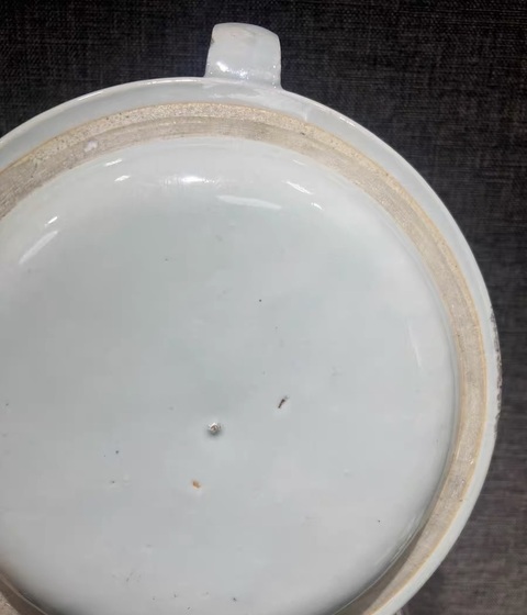 古玩陶瓷青花山水人物盤真品鑒賞圖