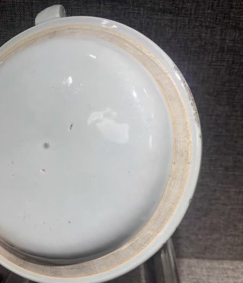 古玩陶瓷青花山水人物盤真品鑒賞圖