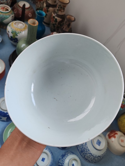 古玩陶瓷青花纏枝花卉紋碗真品鑒賞圖