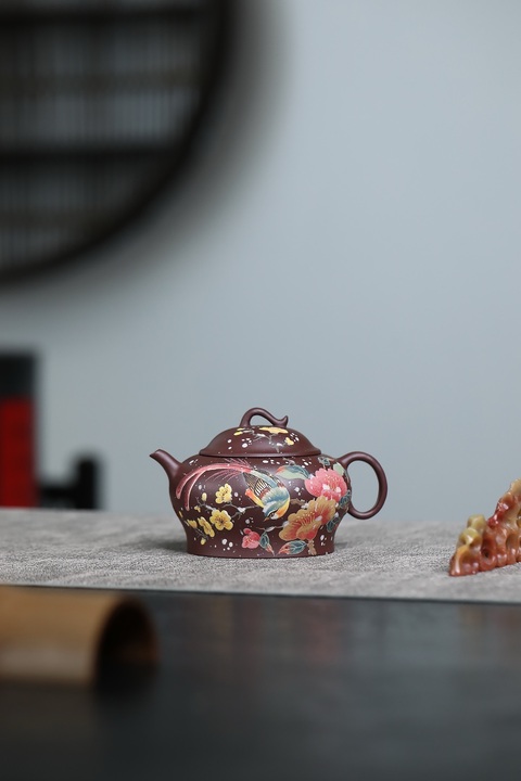 古玩雜項喜上眉梢壺真品鑒賞圖