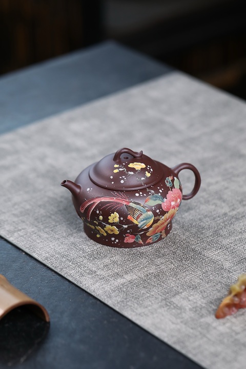 古玩雜項喜上眉梢壺真品鑒賞圖