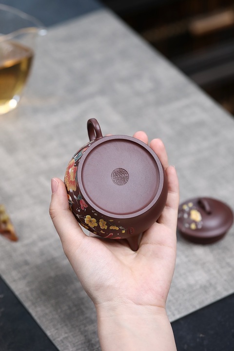 古玩雜項喜上眉梢壺真品鑒賞圖