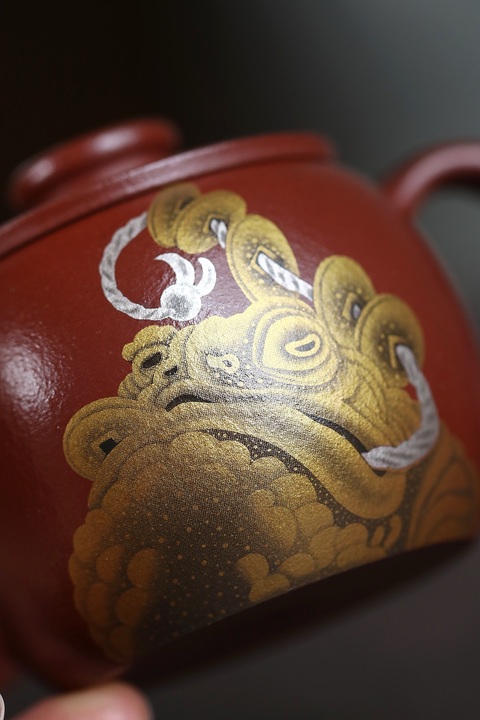 古玩雜項巨輪壺真品鑒賞圖