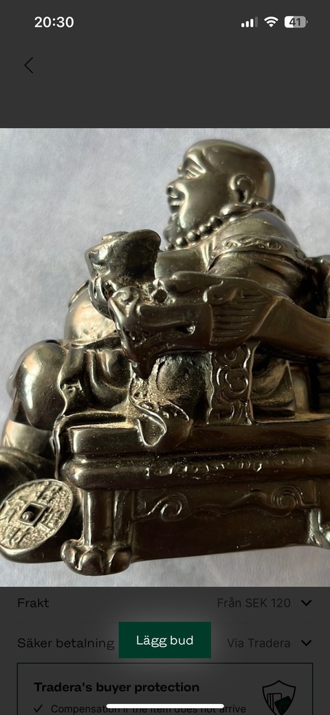古玩銅器銅彌勒佛真品鑒賞圖