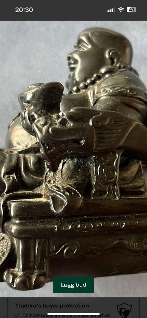 古玩銅器銅彌勒佛真品鑒賞圖