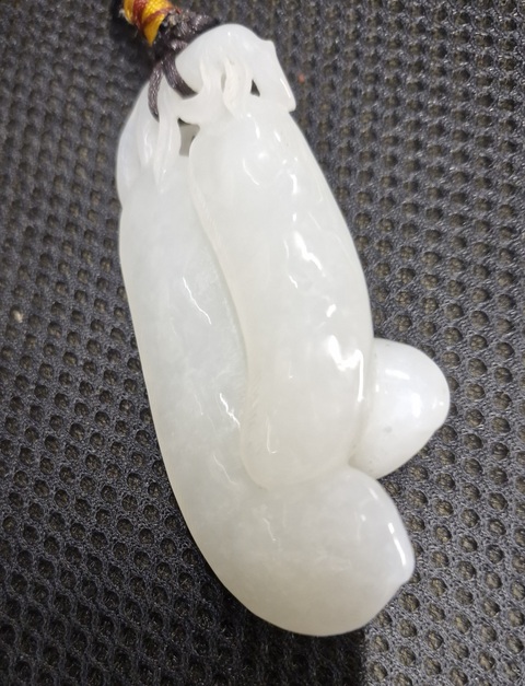 古玩玉器天然和田玉雕件真品鑒賞圖