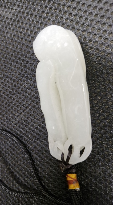 古玩玉器天然和田玉雕件真品鑒賞圖