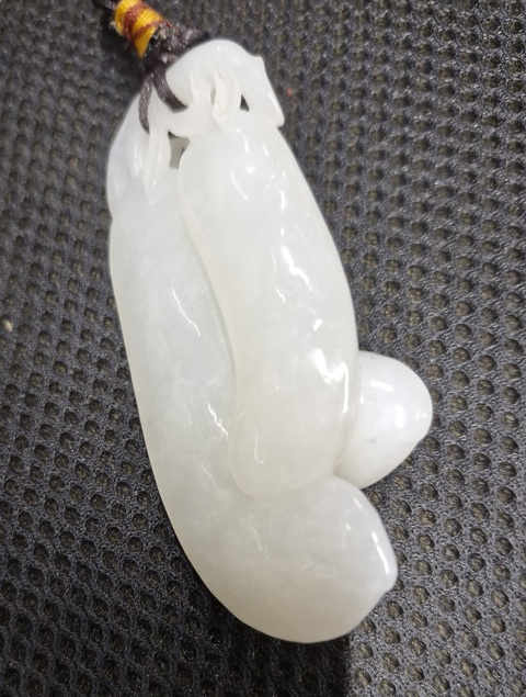 古玩玉器天然和田玉雕件真品鑒賞圖