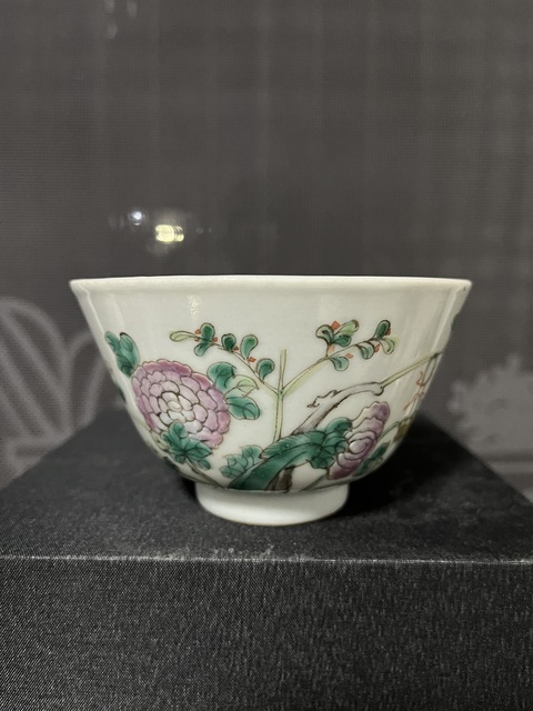 古玩陶瓷富貴福祿萬(wàn)代粉彩杯拍賣(mài)，當(dāng)前價(jià)格288元