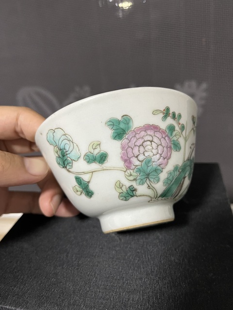 古玩陶瓷富貴福祿萬(wàn)代粉彩杯拍賣(mài)，當(dāng)前價(jià)格288元