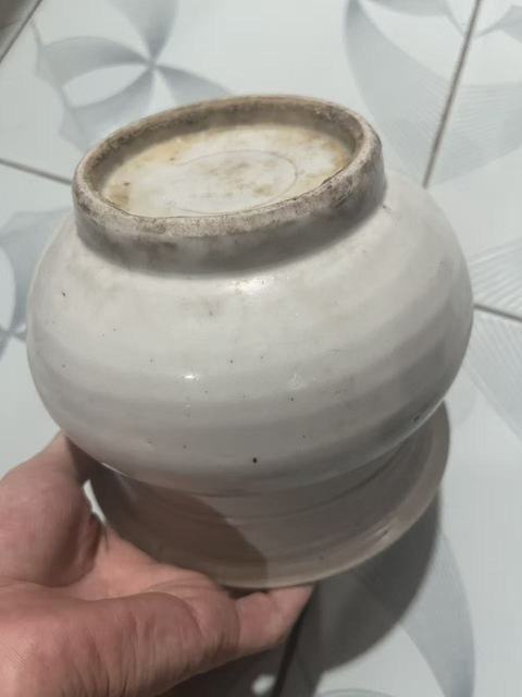 古玩陶瓷德化白釉渣斗真品鑒賞圖