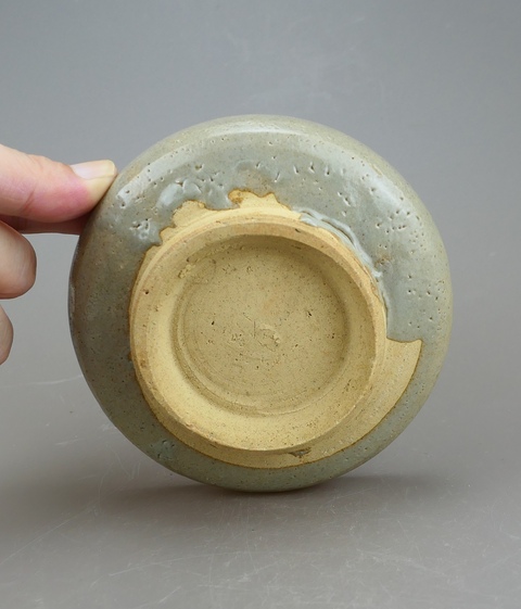古玩陶瓷明代.龍泉窯青瓷托盤拍賣，當前價格132元